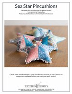 Sea Star Pincushions and Pillow by 